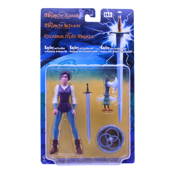 Kayley Actionfigur – Quest for Camelot (Hasbro 1998) OVP mit Schwertfunktion